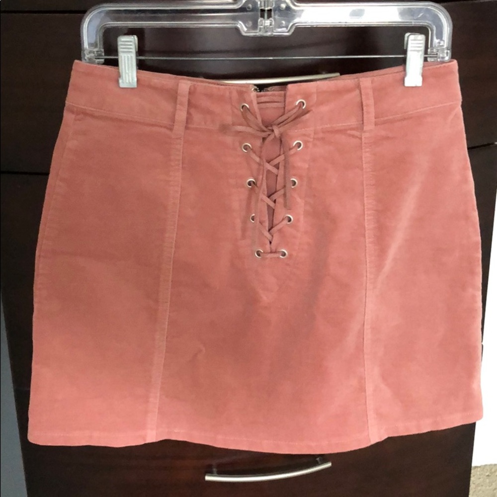 Rose Velvet Skirt